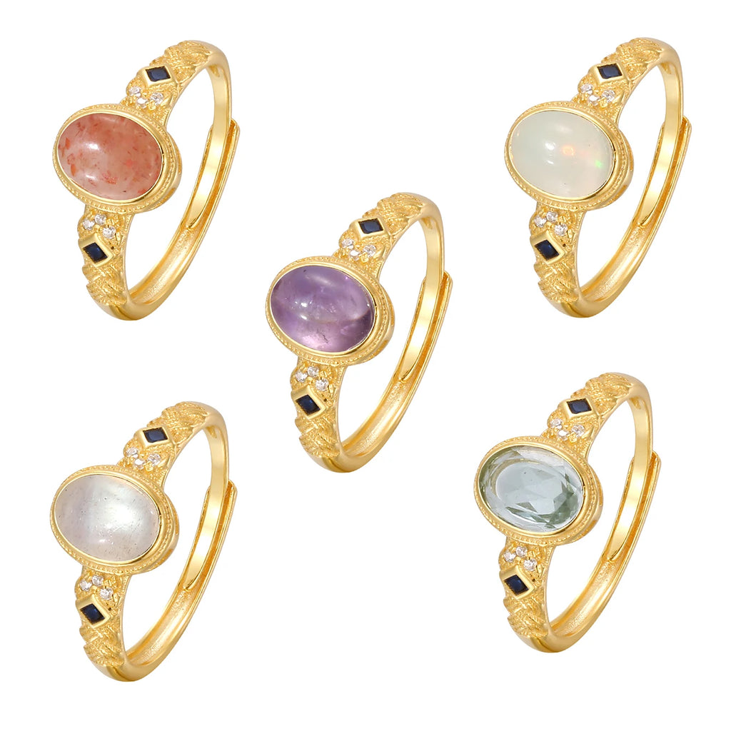Natural Gemstone Ring