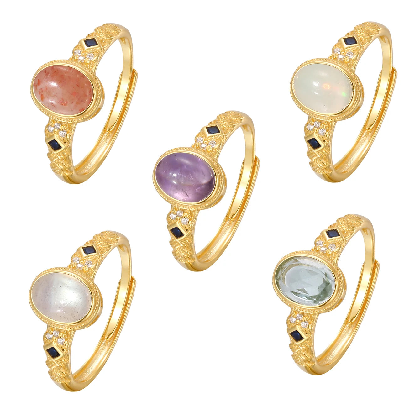 Natural Gemstone Ring