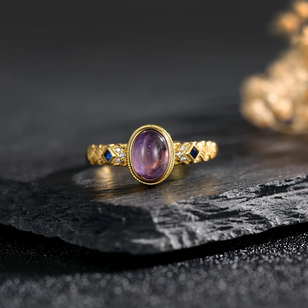 Natural Gemstone Ring