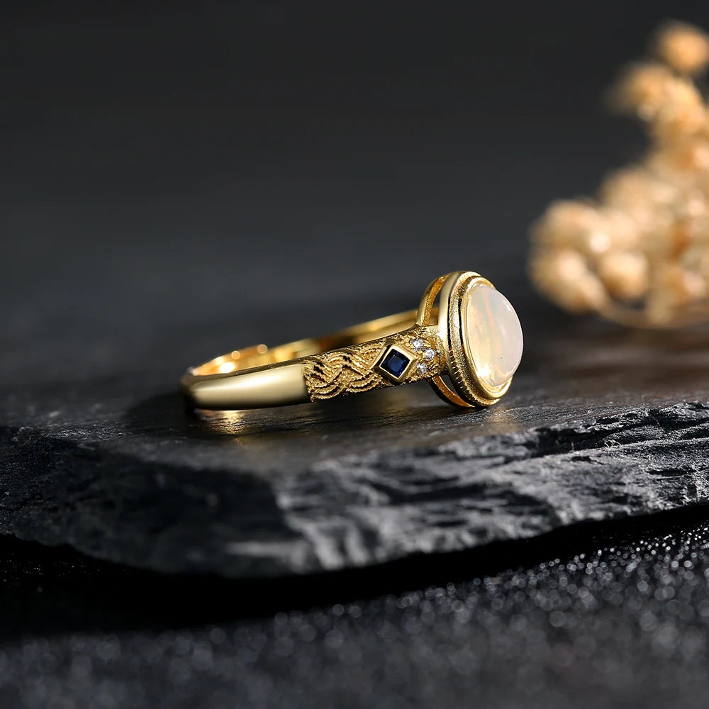 Natural Gemstone Ring