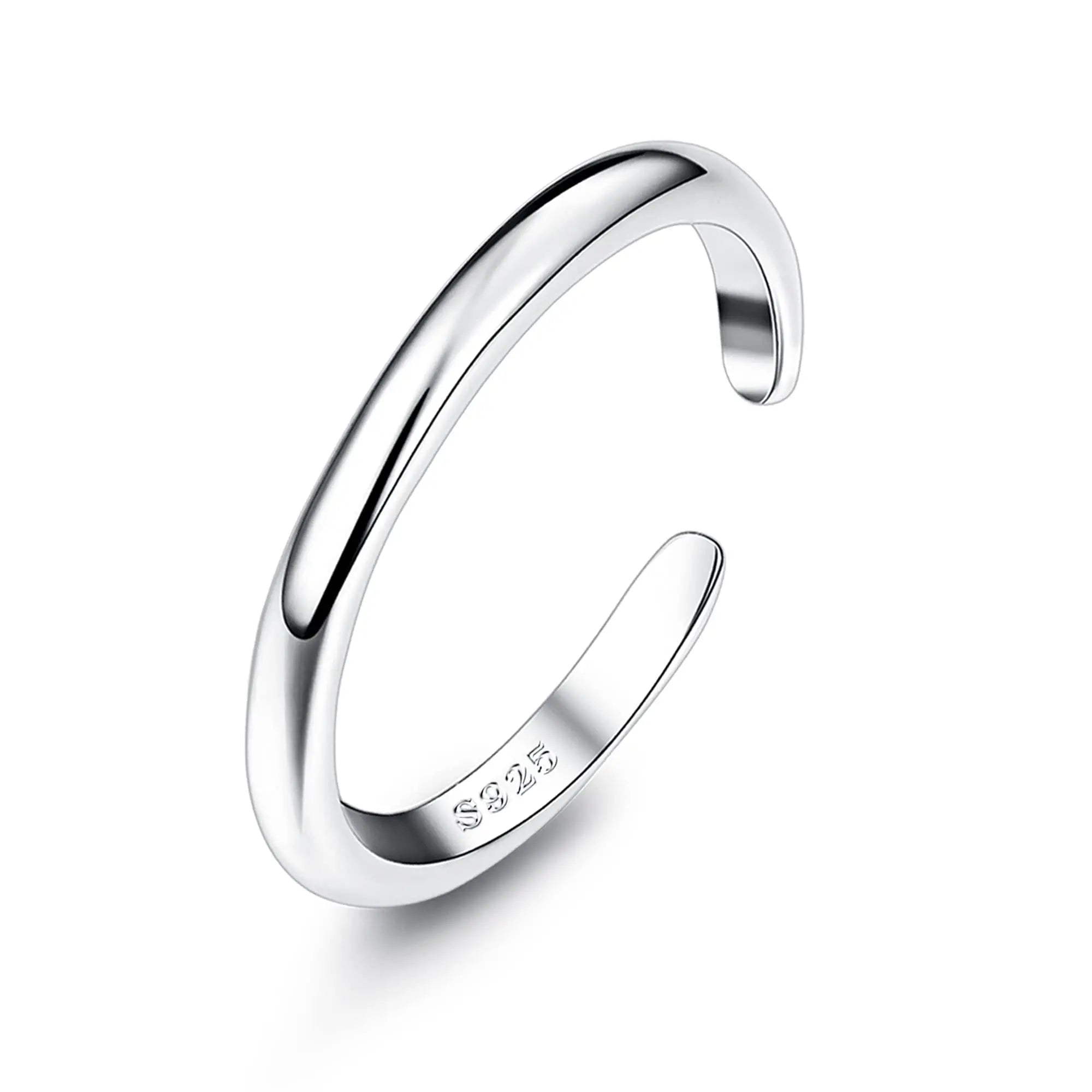 Fan silver Rings