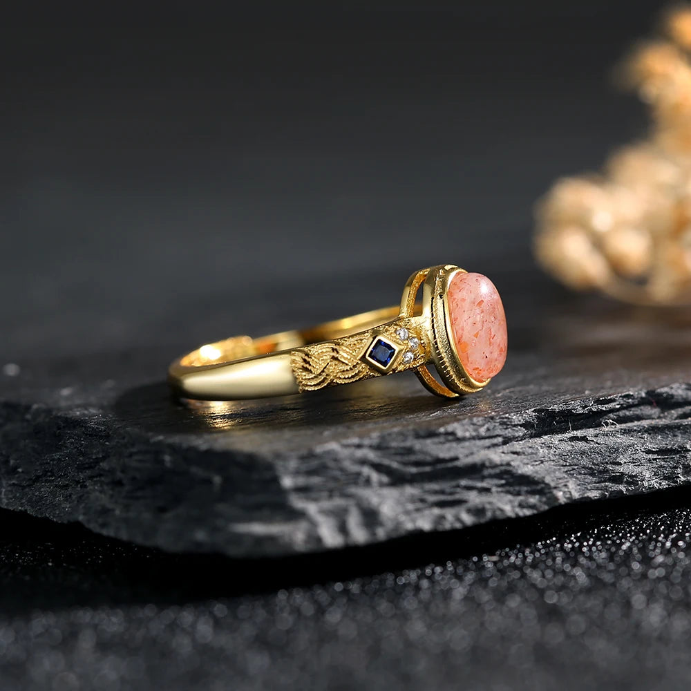 Natural Gemstone Ring