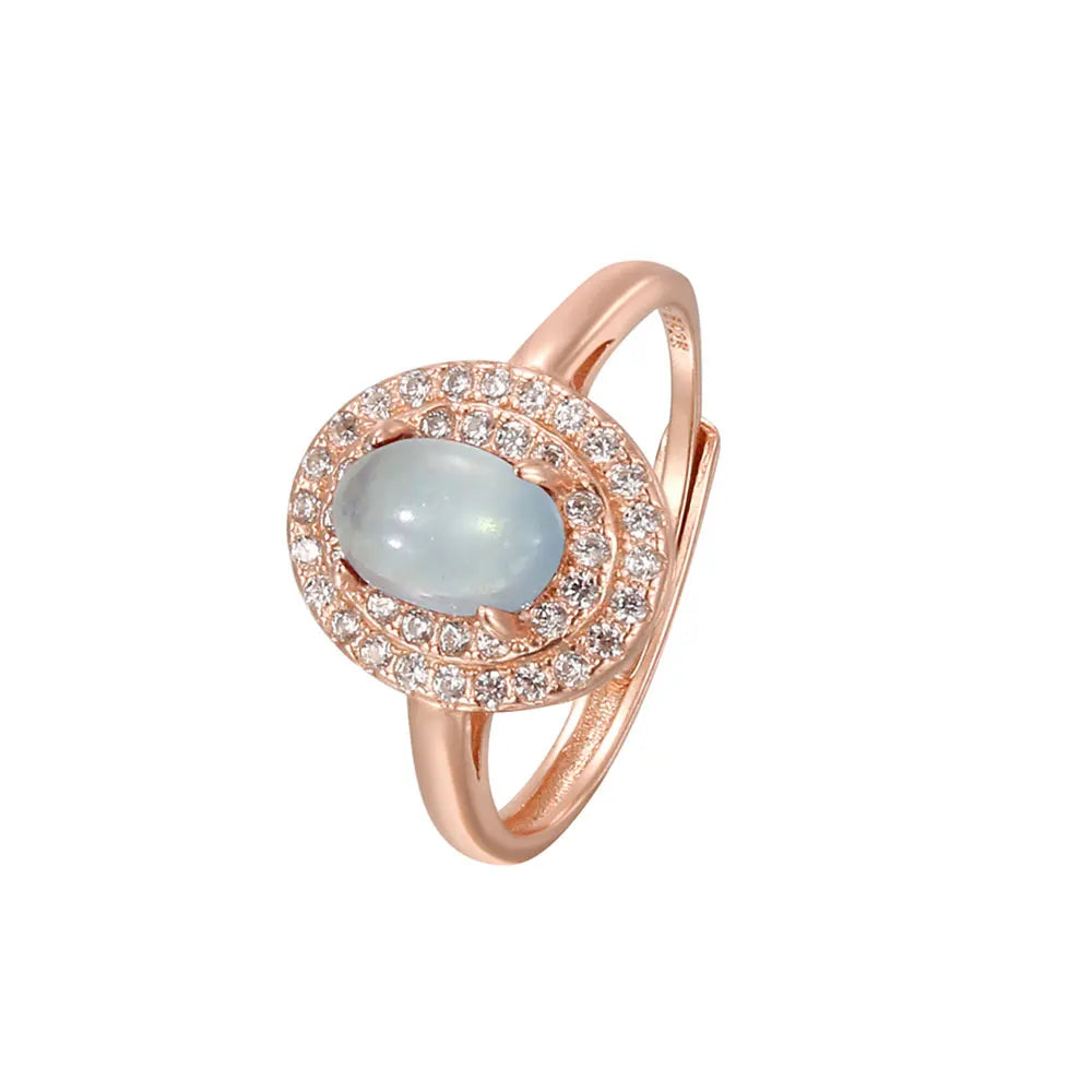 Aquamarine Silver Rings