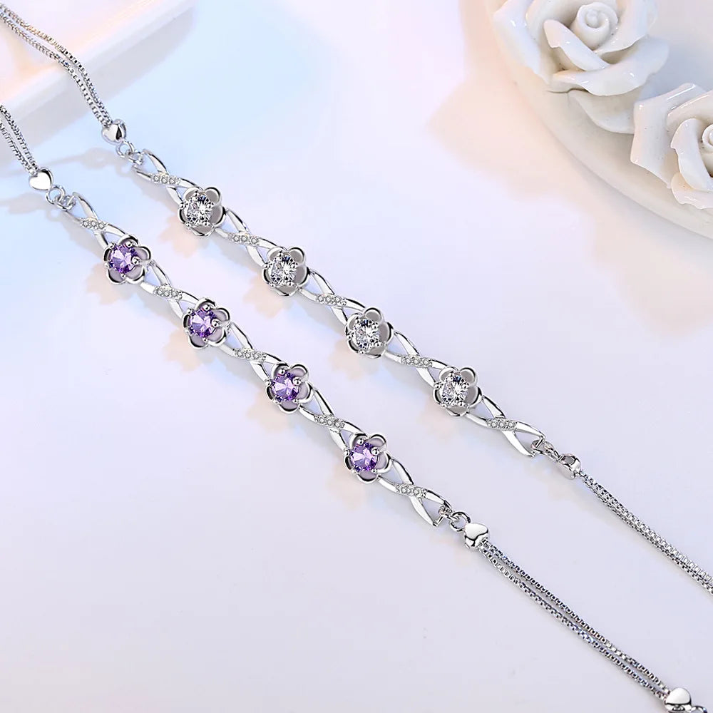 Plum Glow Bracelet