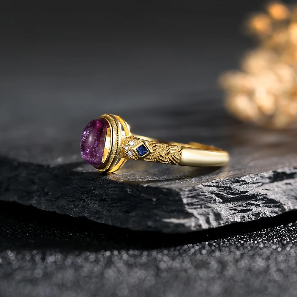 Natural Gemstone Ring
