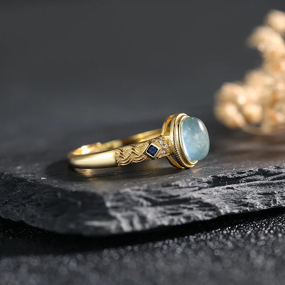 Natural Gemstone Ring