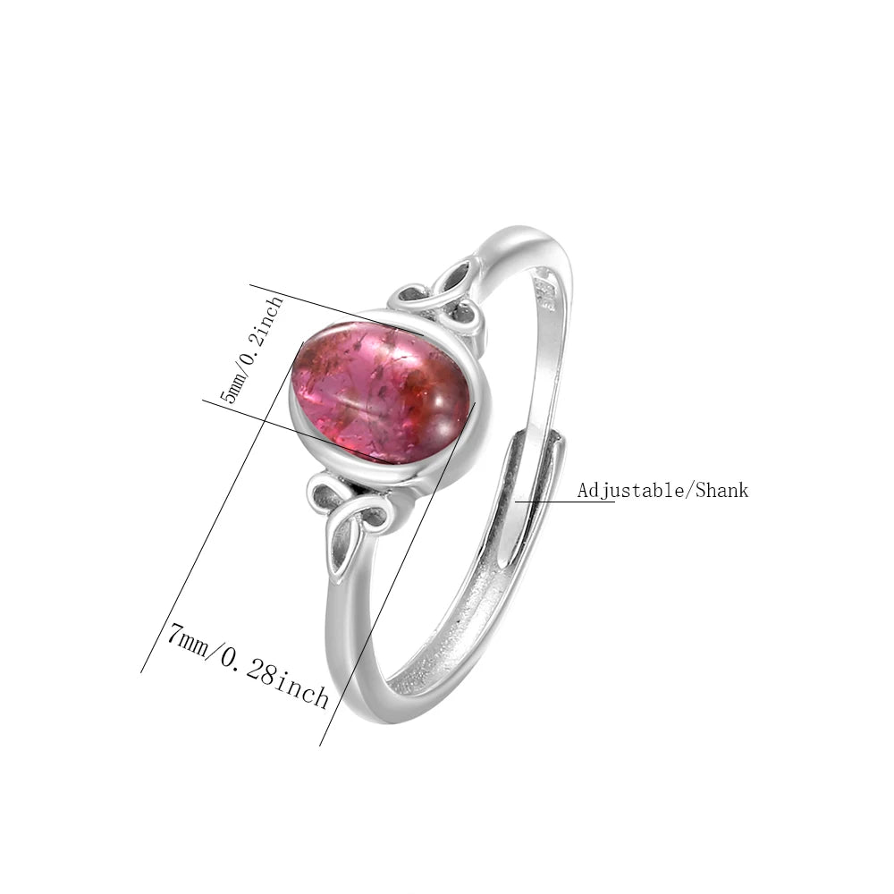 Sterling Garnet Ring