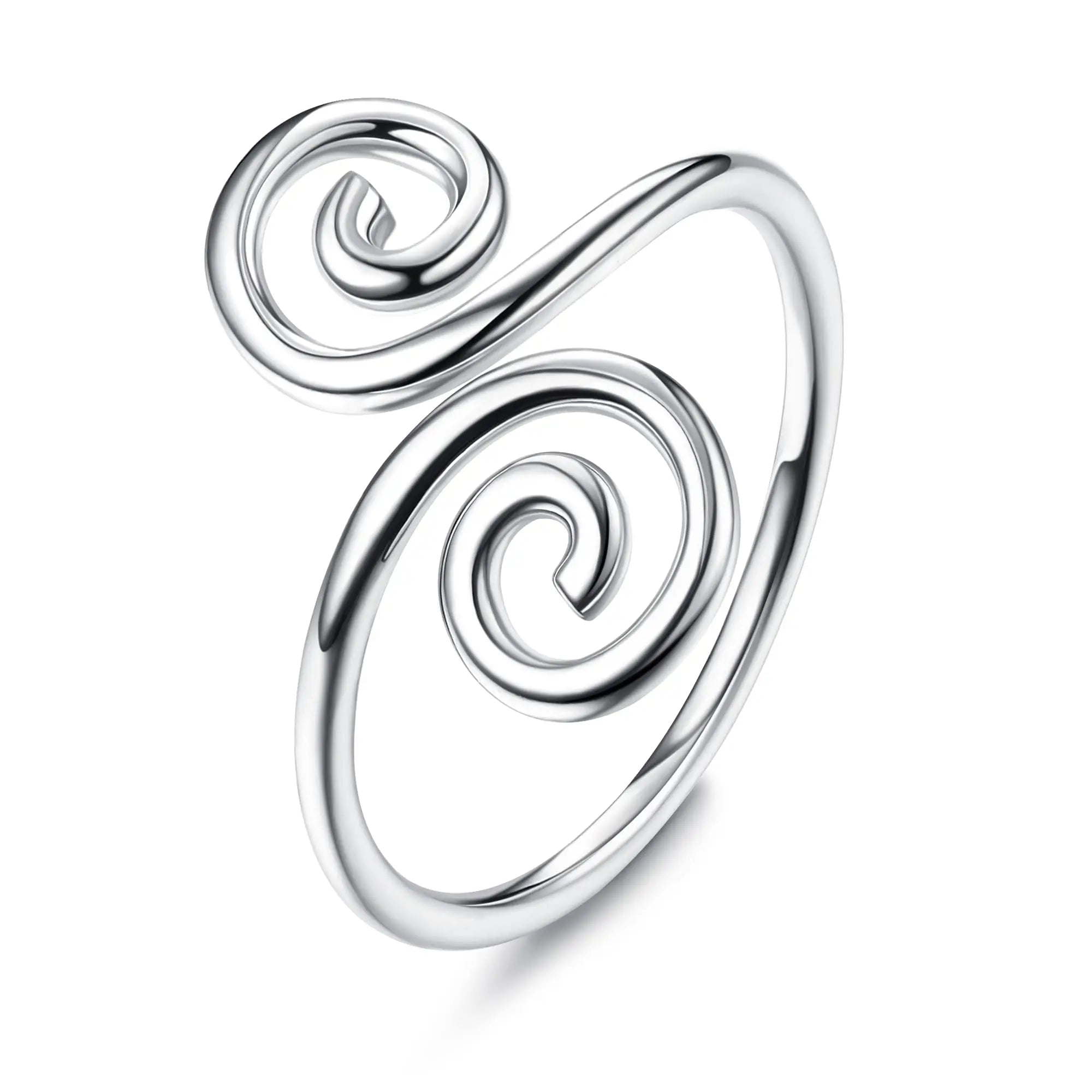 Fan silver Rings