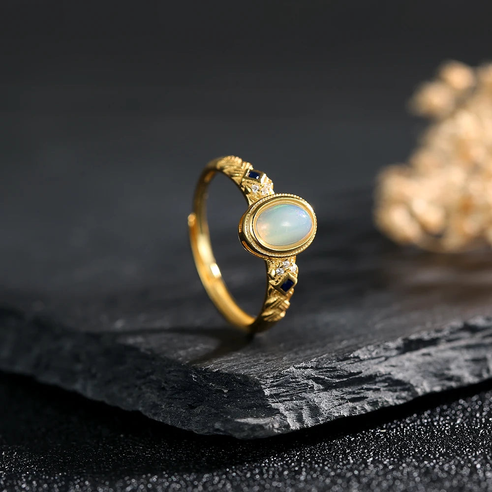 Natural Gemstone Ring
