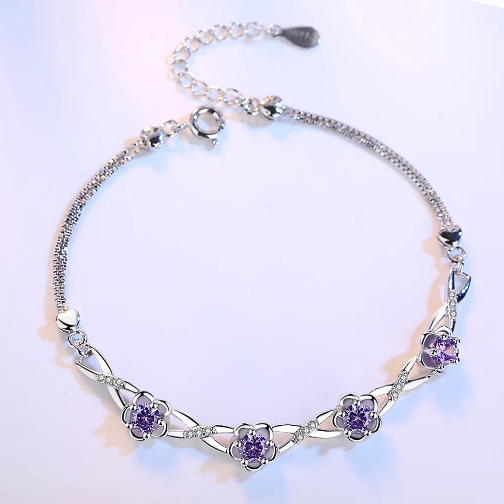 Plum Glow Bracelet