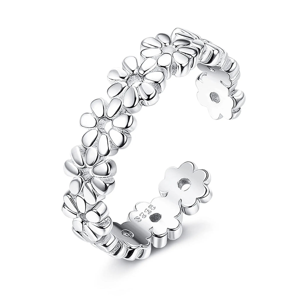 Fan silver Rings