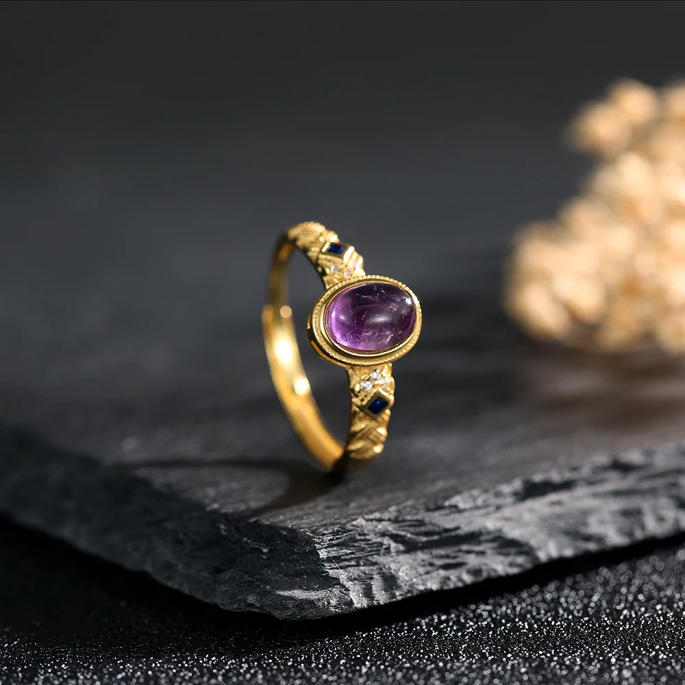 Natural Gemstone Ring